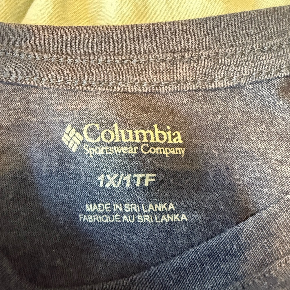 Columbia Heathered Blue Tee - Picture 3 of 3